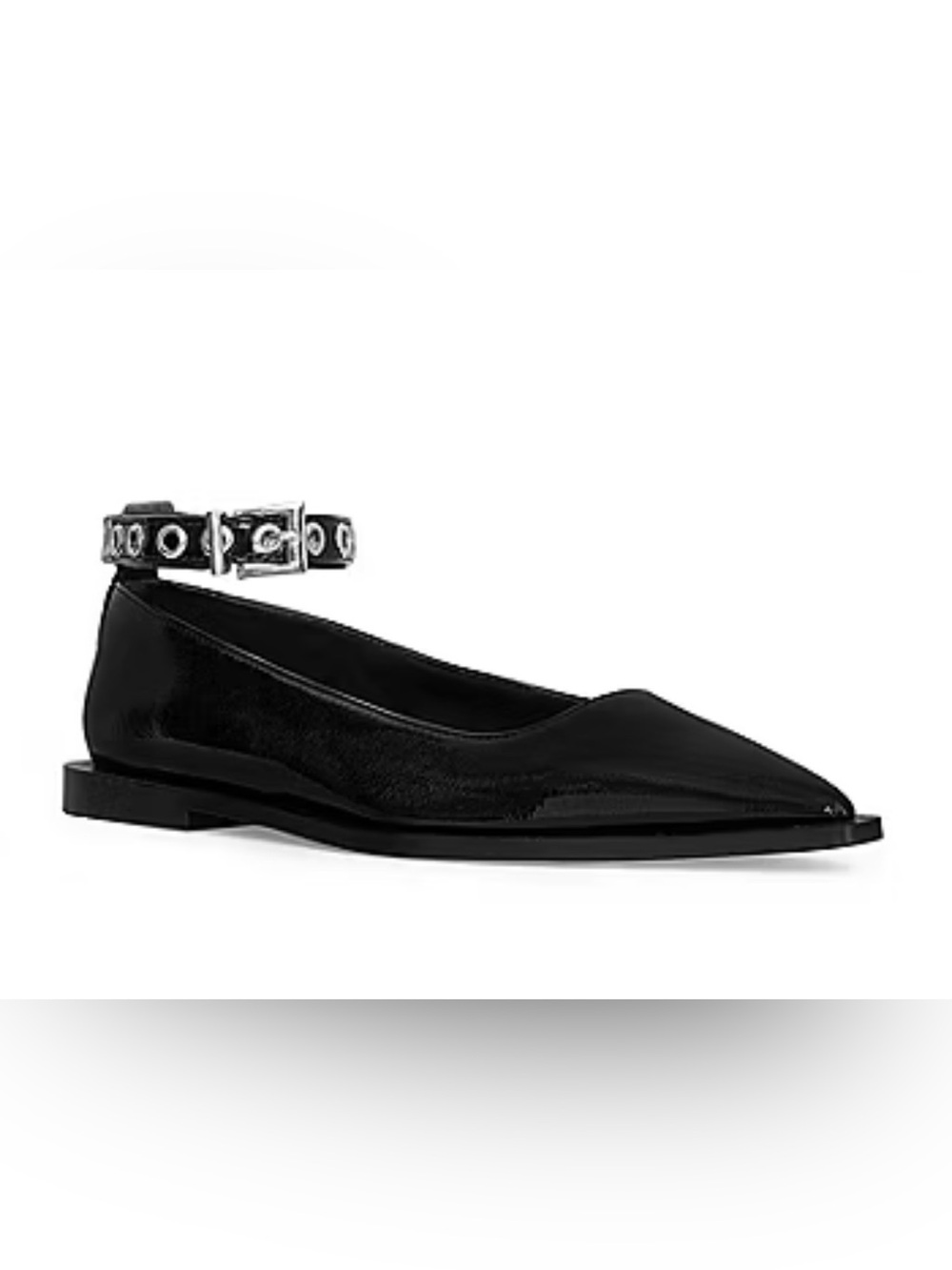 Rebecca Minkoff Danielle Womens Pointed Closed Toe Ballet Flats size 7.5 black